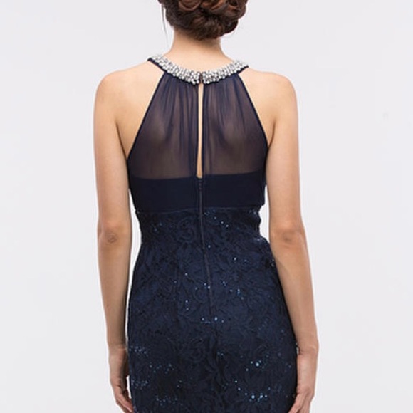 Eureka Lace Evening Gown - Picture 4 of 16